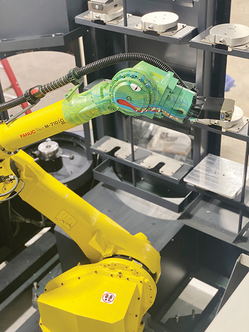 This hungry dragon’s ready to tend some CNC machine tools. (Provided by KAD Models)